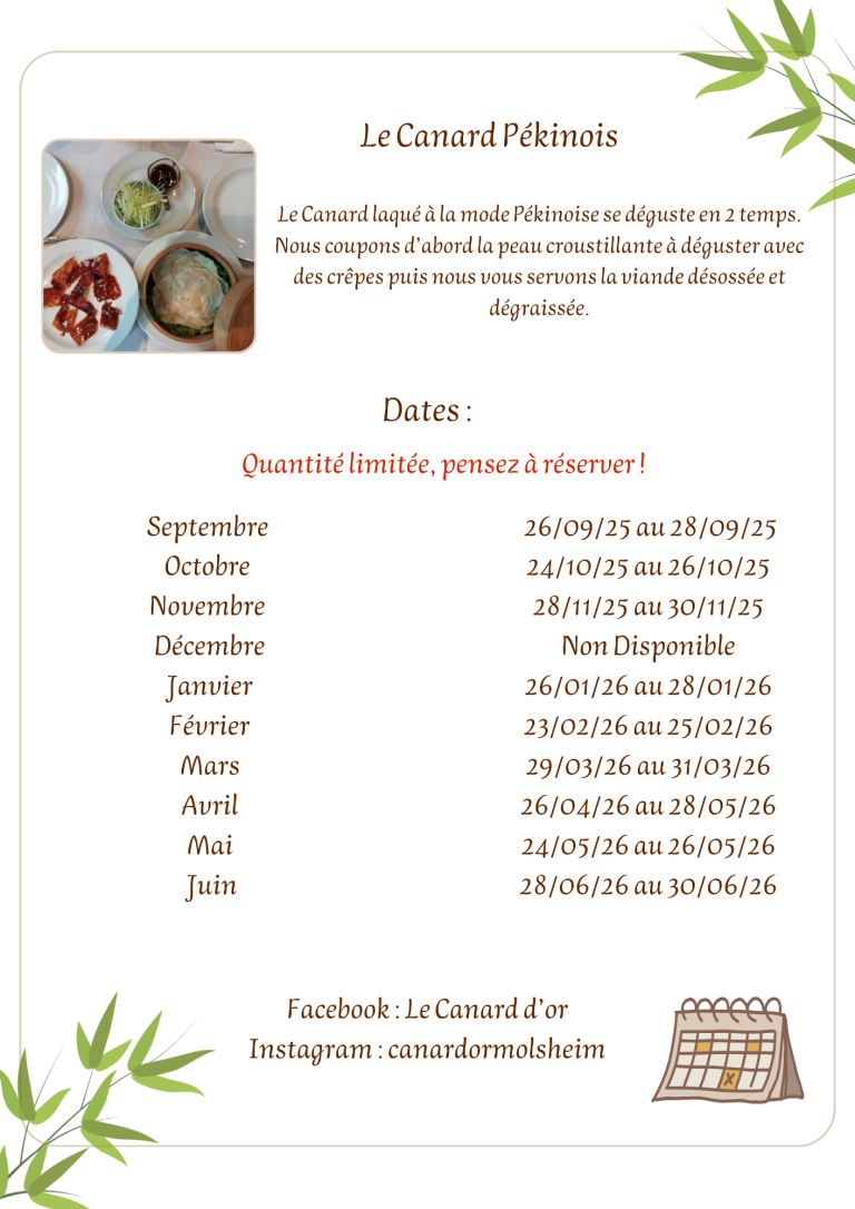Dates canard